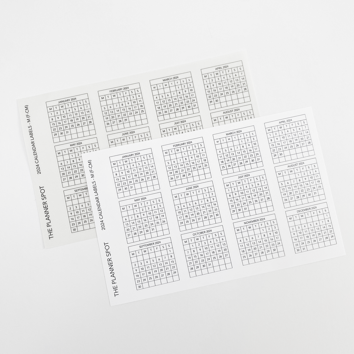2024 Vision Board Vinyl Planner Stickers | Fnc 571