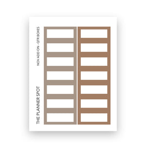 Monthly Sticker Kit - November 2025