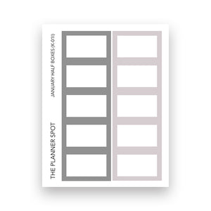 Monthly Sticker Kit - January 2025