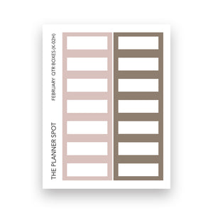 Monthly Sticker Kit - February 2025