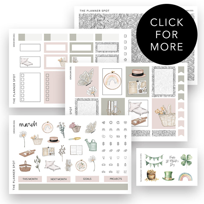 Monthly Sticker Kit - March 2025