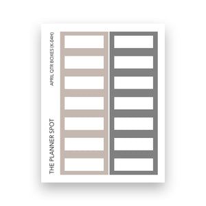 Monthly Sticker Kit - April 2025