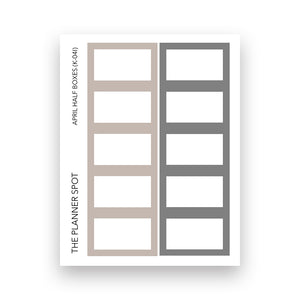 Monthly Sticker Kit - April 2025