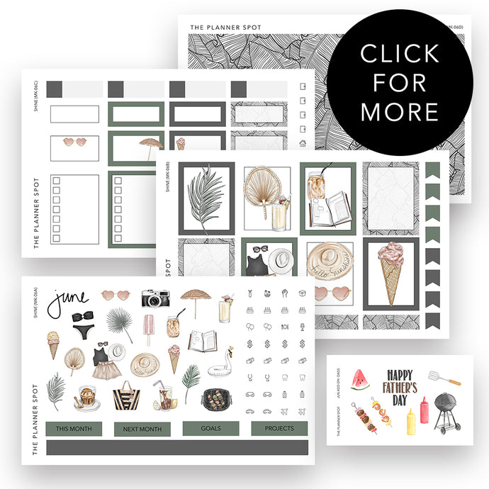 Monthly Sticker Kit - June 2025