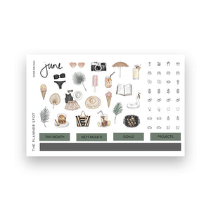 Monthly Sticker Kit - June 2025