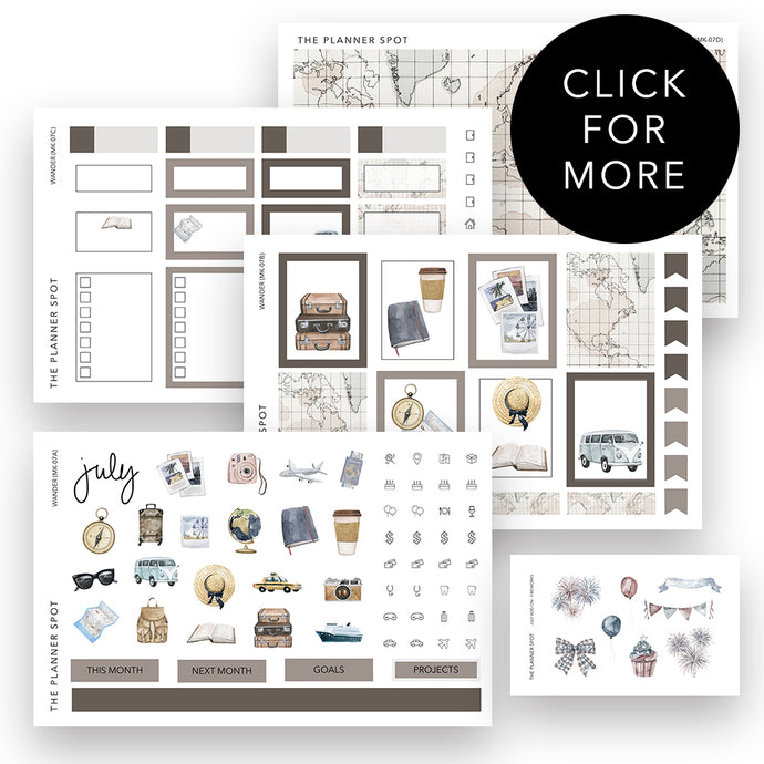 Monthly Sticker Kit - July 2025