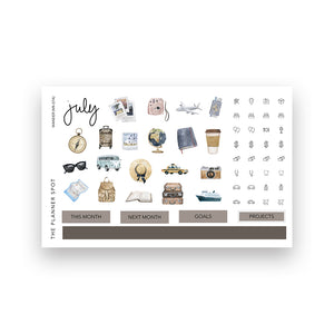 Monthly Sticker Kit - July 2025