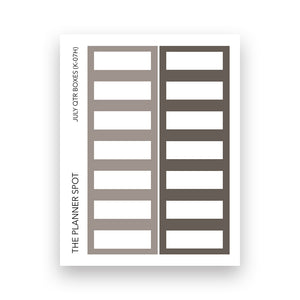 Monthly Sticker Kit - July 2025