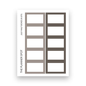 Monthly Sticker Kit - July 2025