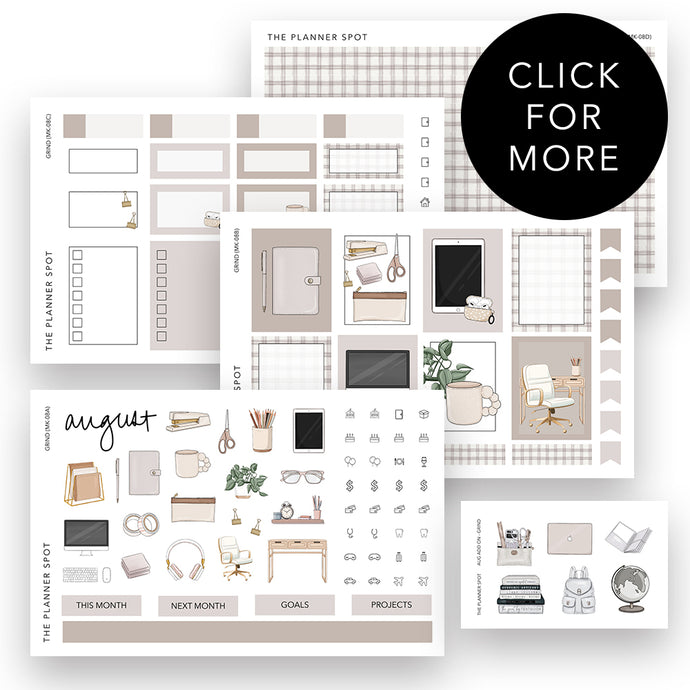 Monthly Sticker Kit - August 2025
