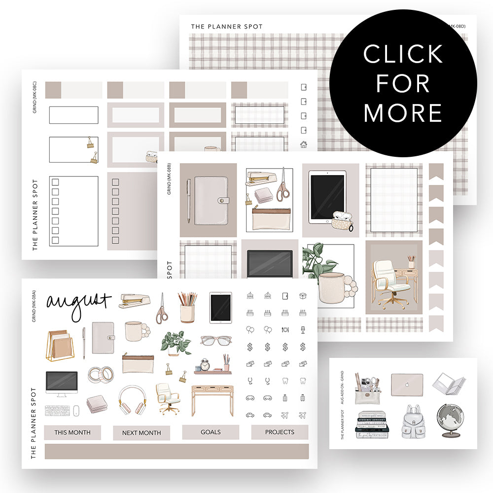 Monthly Sticker Kit - August 2025