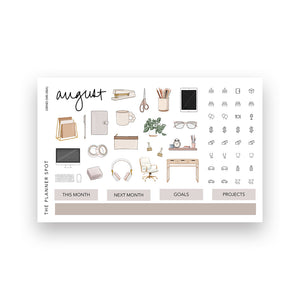 Monthly Sticker Kit - August 2025