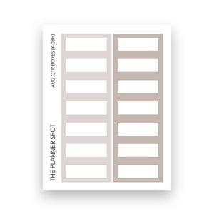 Monthly Sticker Kit - August 2025