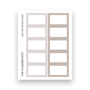 Monthly Sticker Kit - August 2025