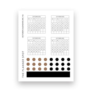 Monthly Sticker Kit - October 2025