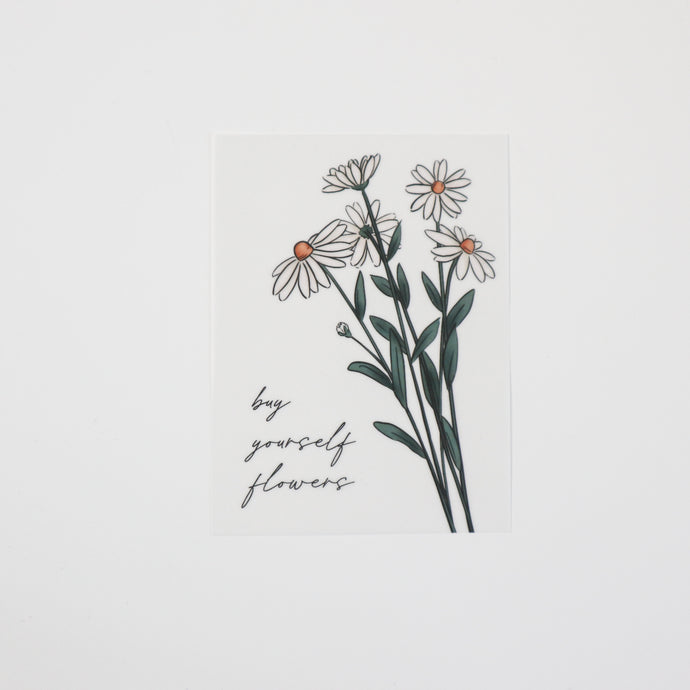 Planner Card - Buy Yourself Flowers
