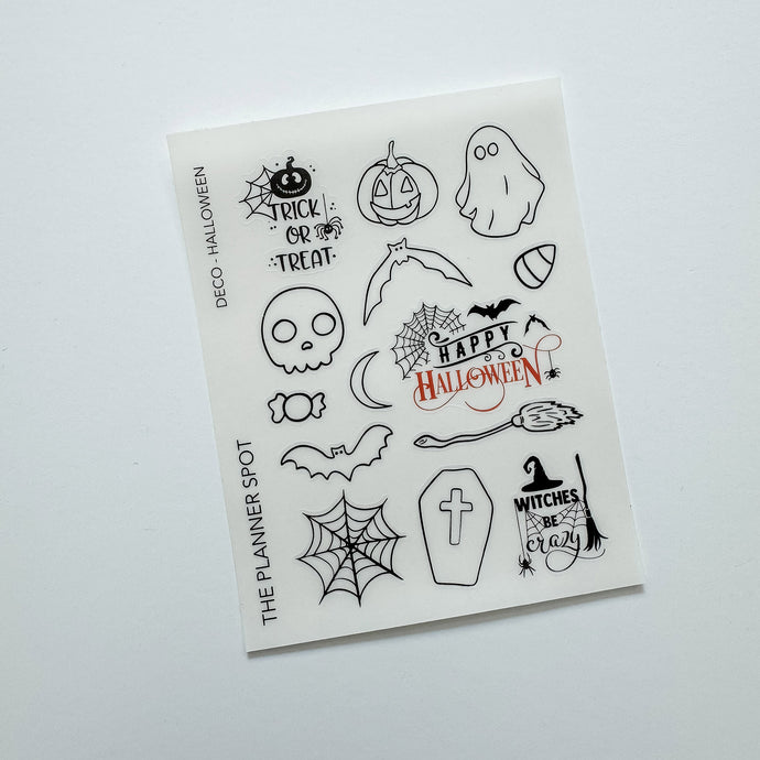 Decorative Planner Stickers - Halloween