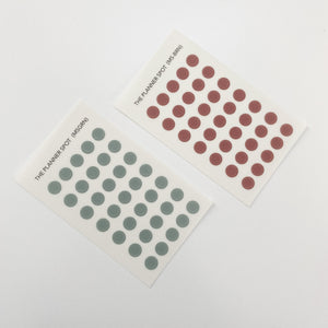 Transparent Planner Stickers - Large Drops
