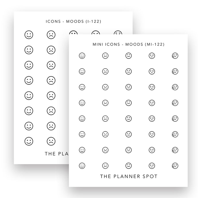 Icon Stickers - Moods
