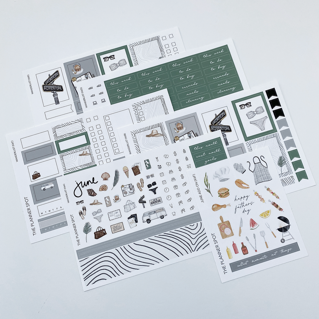 Planner Sticker Kit - June 