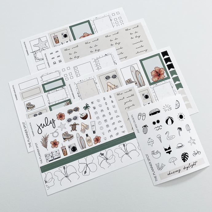 Planner Sticker Kit - July 