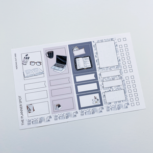 Planner Sticker Kit - August "Planner Nerd"