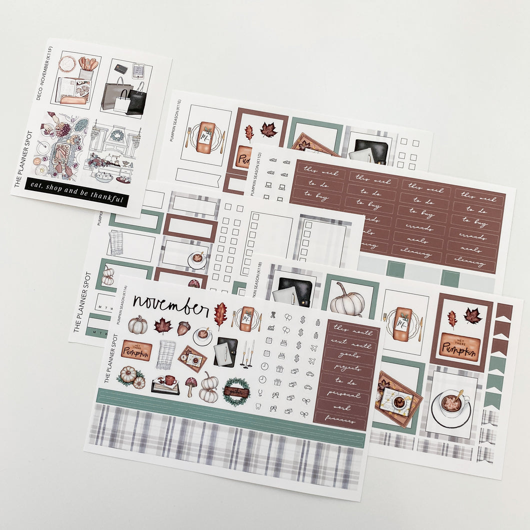 Planner Sticker Kit - November 