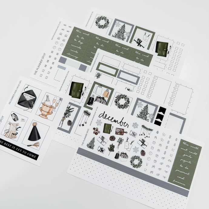 Planner Sticker Kit - December 