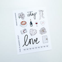 Load image into Gallery viewer, Sticker Kit - February &quot;Romanticize Your Life&quot;