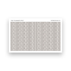 Monthly Sticker Kit - November 2025