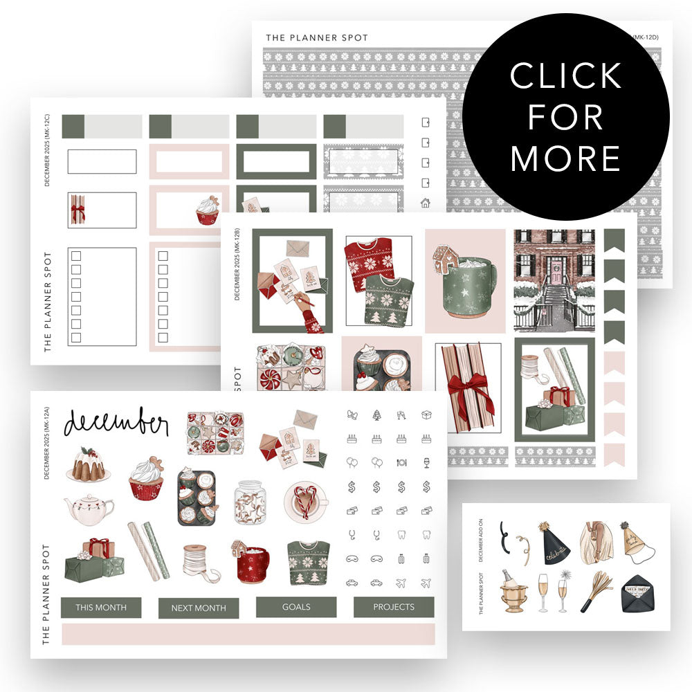 Monthly Sticker Kit - December 2025