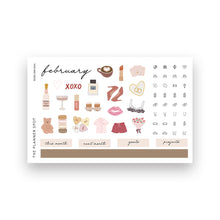 Load image into Gallery viewer, Monthly Sticker Kit - February "XOXO"