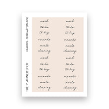 Load image into Gallery viewer, Monthly Sticker Kit - February "XOXO"