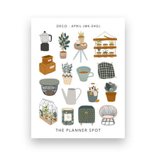 Load image into Gallery viewer, Monthly Sticker Kit - April "Happy Home"
