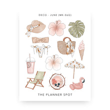 Load image into Gallery viewer, Monthly Sticker Kit - June "Stay Cool"