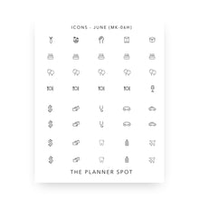 Load image into Gallery viewer, Monthly Sticker Kit - June "Stay Cool"