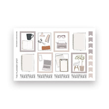 Load image into Gallery viewer, Monthly Sticker Kit - August "Stationery Lover"