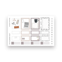 Load image into Gallery viewer, Monthly Sticker Kit - August "Stationery Lover"