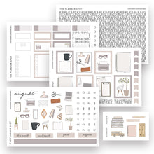 Load image into Gallery viewer, Monthly Sticker Kit - August "Stationery Lover"