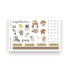 Load image into Gallery viewer, Monthly Sticker Kit - September "Booked"