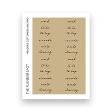 Load image into Gallery viewer, Monthly Sticker Kit - September "Booked"