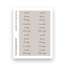 Load image into Gallery viewer, Monthly Sticker Kit - October "Moody"
