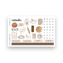 Load image into Gallery viewer, Monthly Sticker Kit - November "Cozy Season"