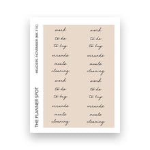 Load image into Gallery viewer, Monthly Sticker Kit - November "Cozy Season"