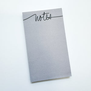 Notepad - Gray Notes
