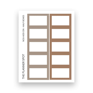 Monthly Sticker Kit - November 2025