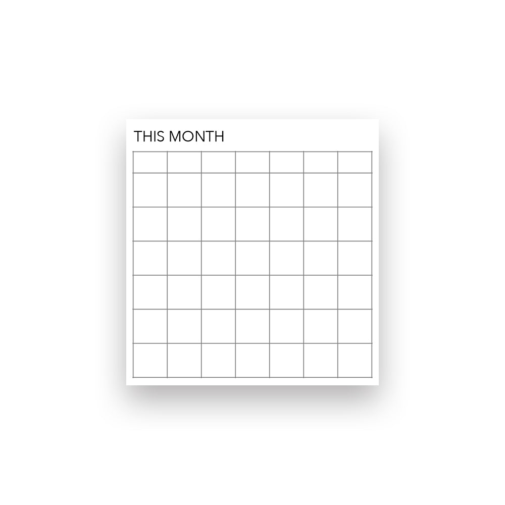 Sticky Notes - This Month