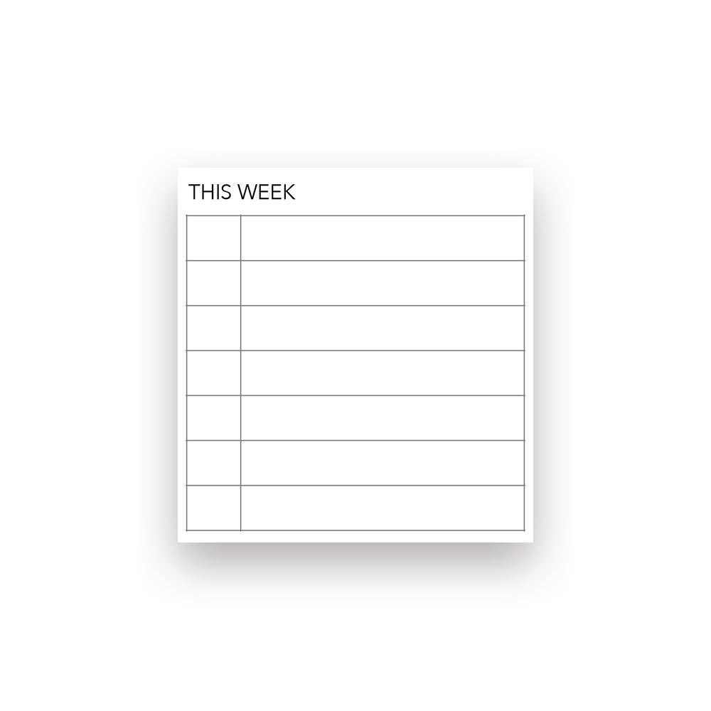 Sticky Notes - This Week