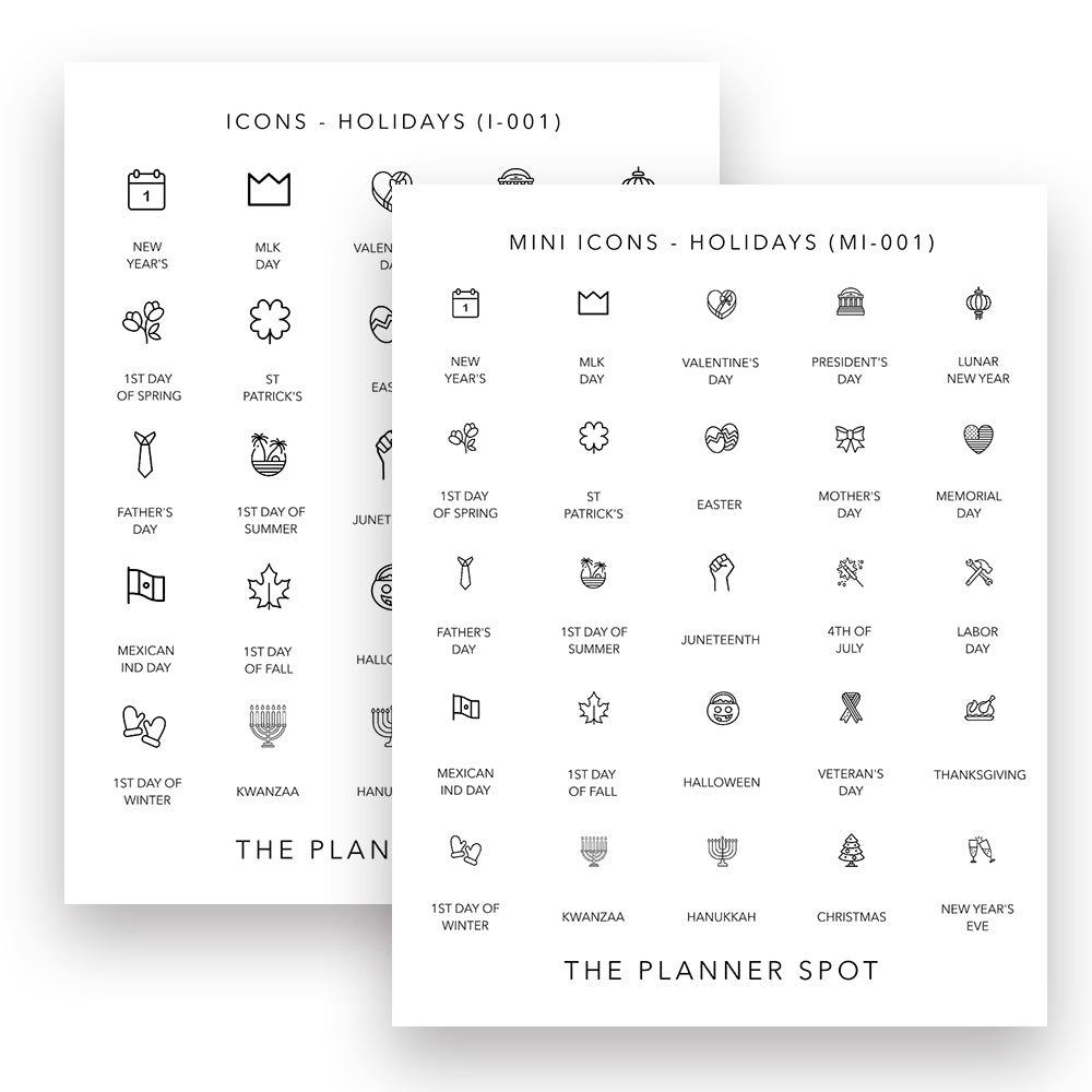 Icon Stickers - Holidays