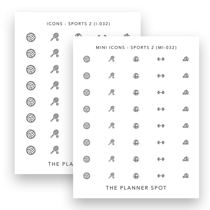 Icon Stickers - Sports 2